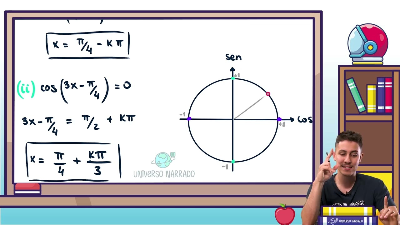 Equações Trigonométricas: Tipo 01 (Exemplo 01) | Trigonometria