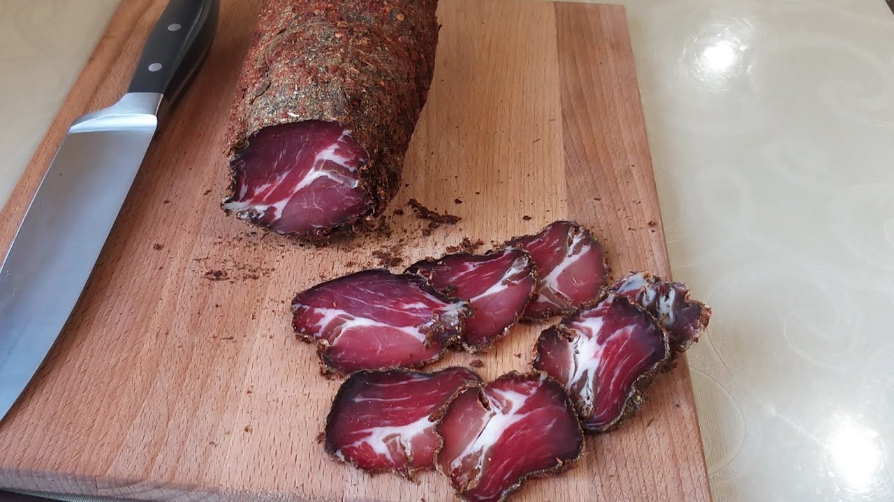 Сыровяленое мясо из свинины