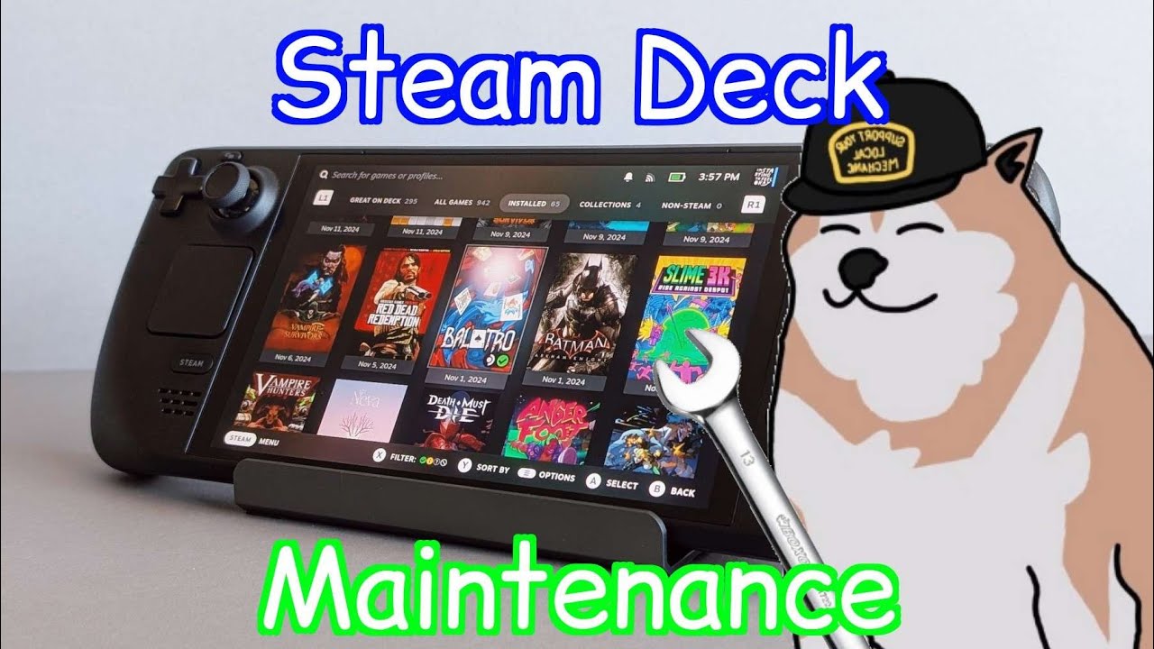 Steam Deck Maintenance time