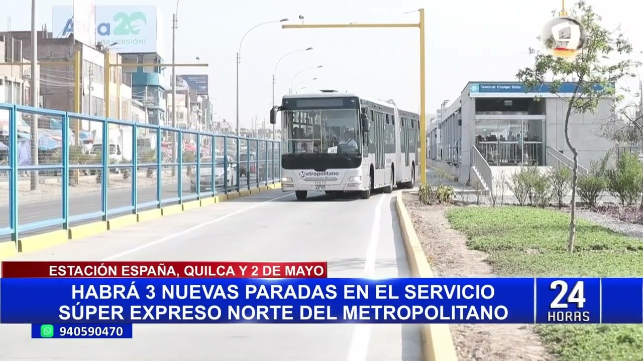 Presentan nuevo servicio Expreso 13 del Metropolitano
