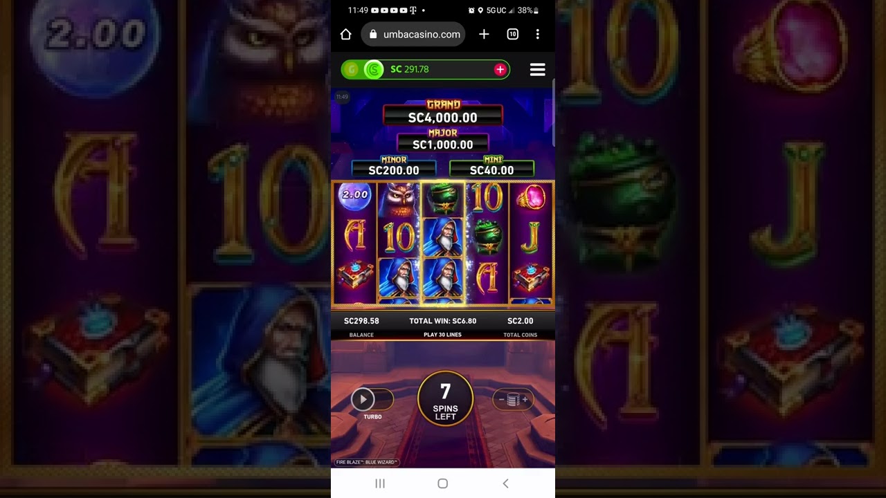 Blue Wizard free spins! Double retrigger and bonus in the bonus!! 