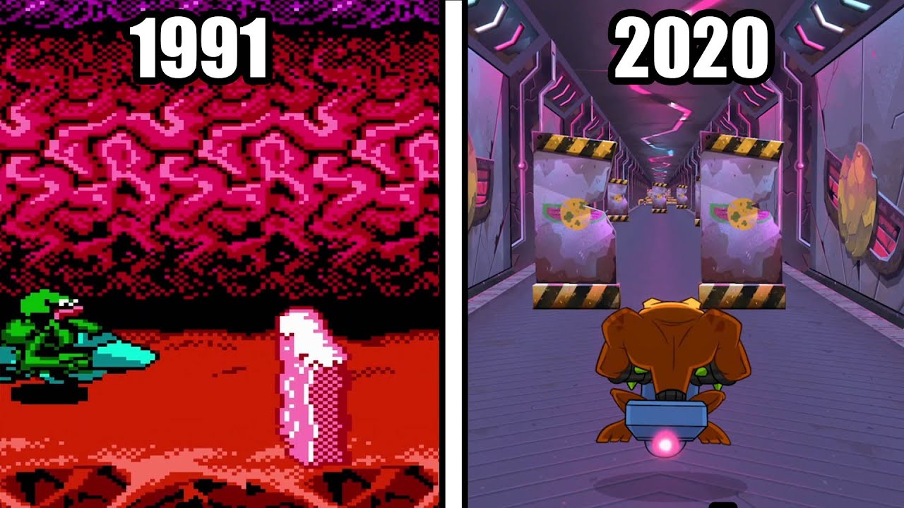 Evolution of Turbo Tunnels in Battletoads Games (1991 - 2020)