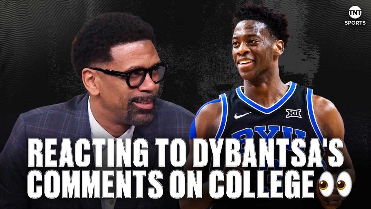 The CBB on TNT Crew Reacted to AJ Dybantsa's Comments About Staying at BYU 😯