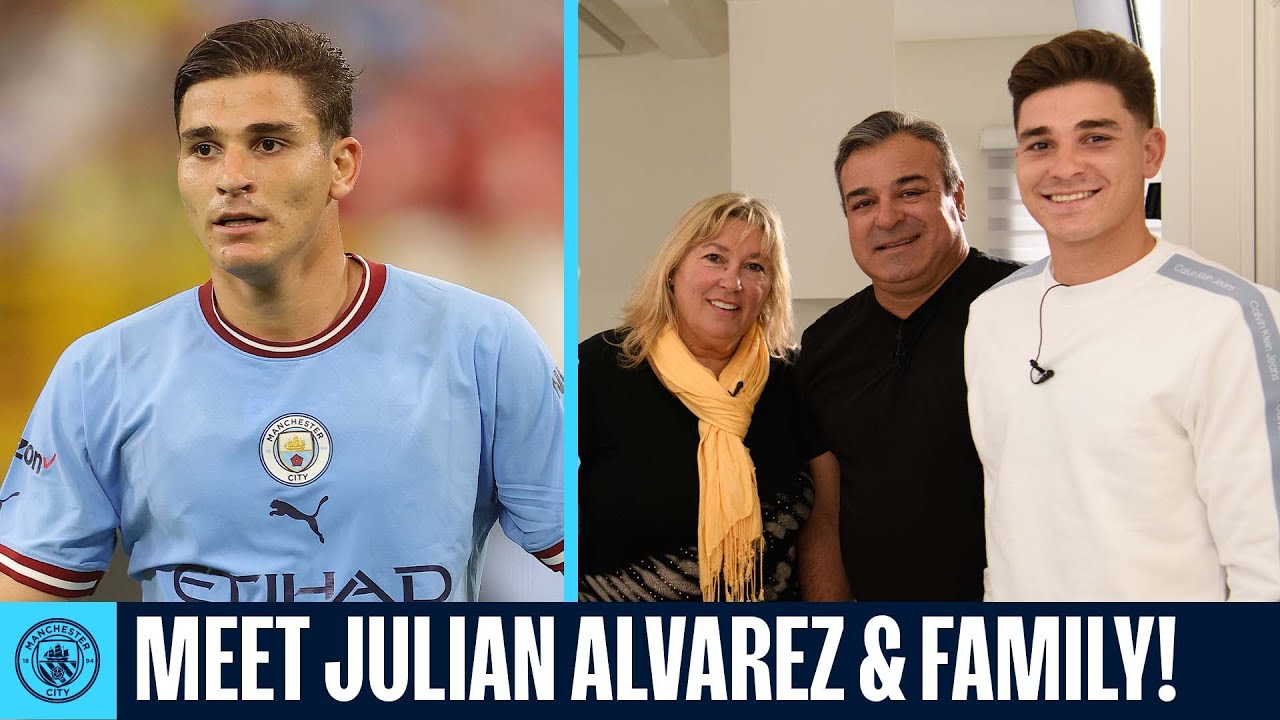 At home with Julian Alvarez & his Family!