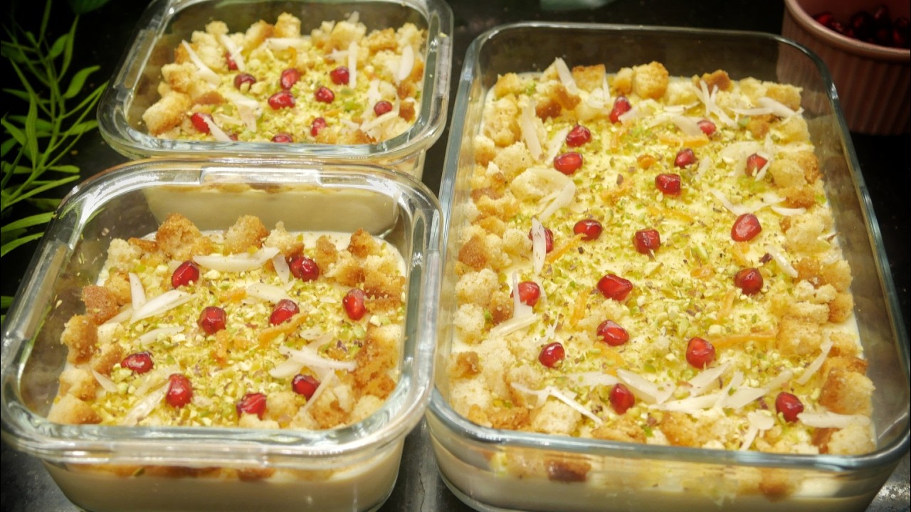 ঈদ স্পেশাল শাহি কাস্টার্ড রেসিপি‼️Eid  Specia Shahil Custard Recipe❤️