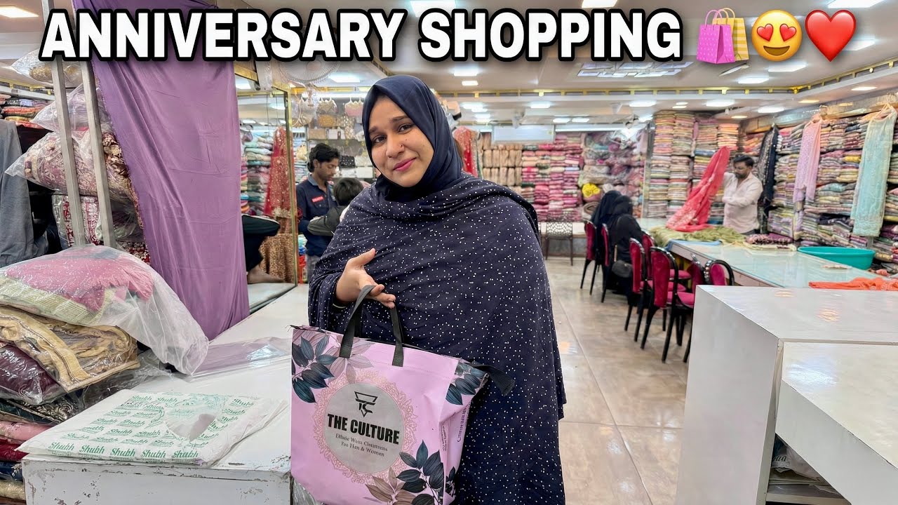 Anniversary Shopping 🛍️😍🥰
