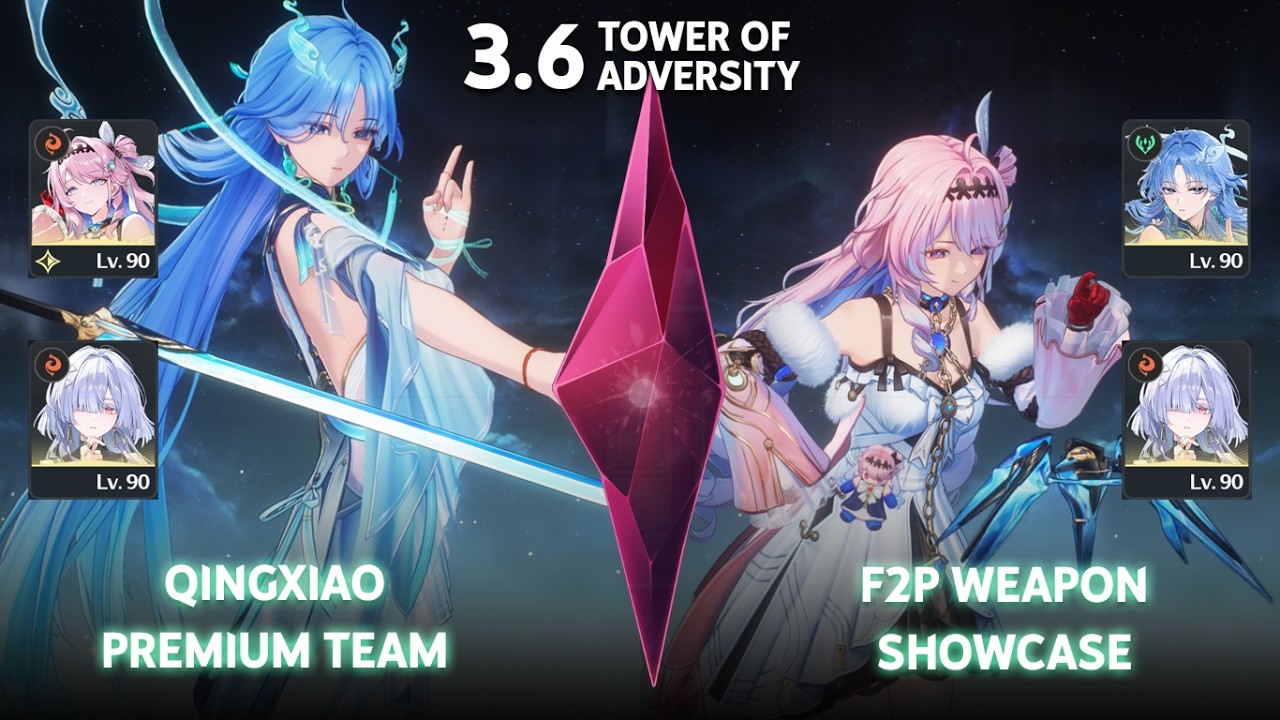 S0 QINGXIAO IS INSANE! Qingxiao & Denia F2P Weapon Showcase | ToA | Wuthering Waves 3.6