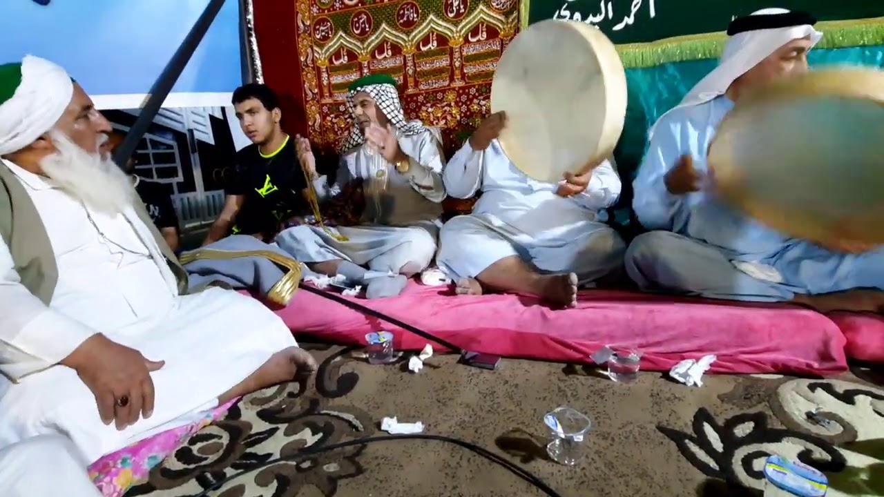 المداح حمزة المسعودي والمداح صدام العبيدي في الزعفرانية