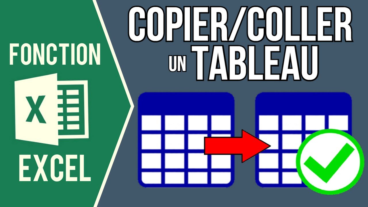 EXCEL - COPIER/COLLER UN TABLEAU EN CONSERVANT LA LARGEUR DES COLONNES