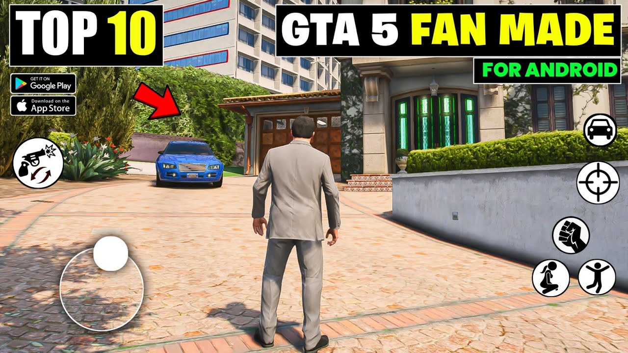 Top 10 Best GTA V Fan Made Games For Mobile | New Games 2024