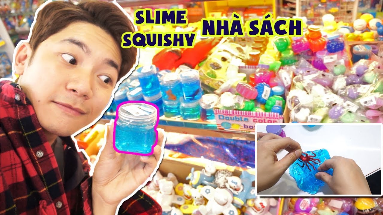 MUA 200K SLIME & SQUISHY Ở NHÀ SÁCH VỀ CHƠI & CÁI KẾT ...