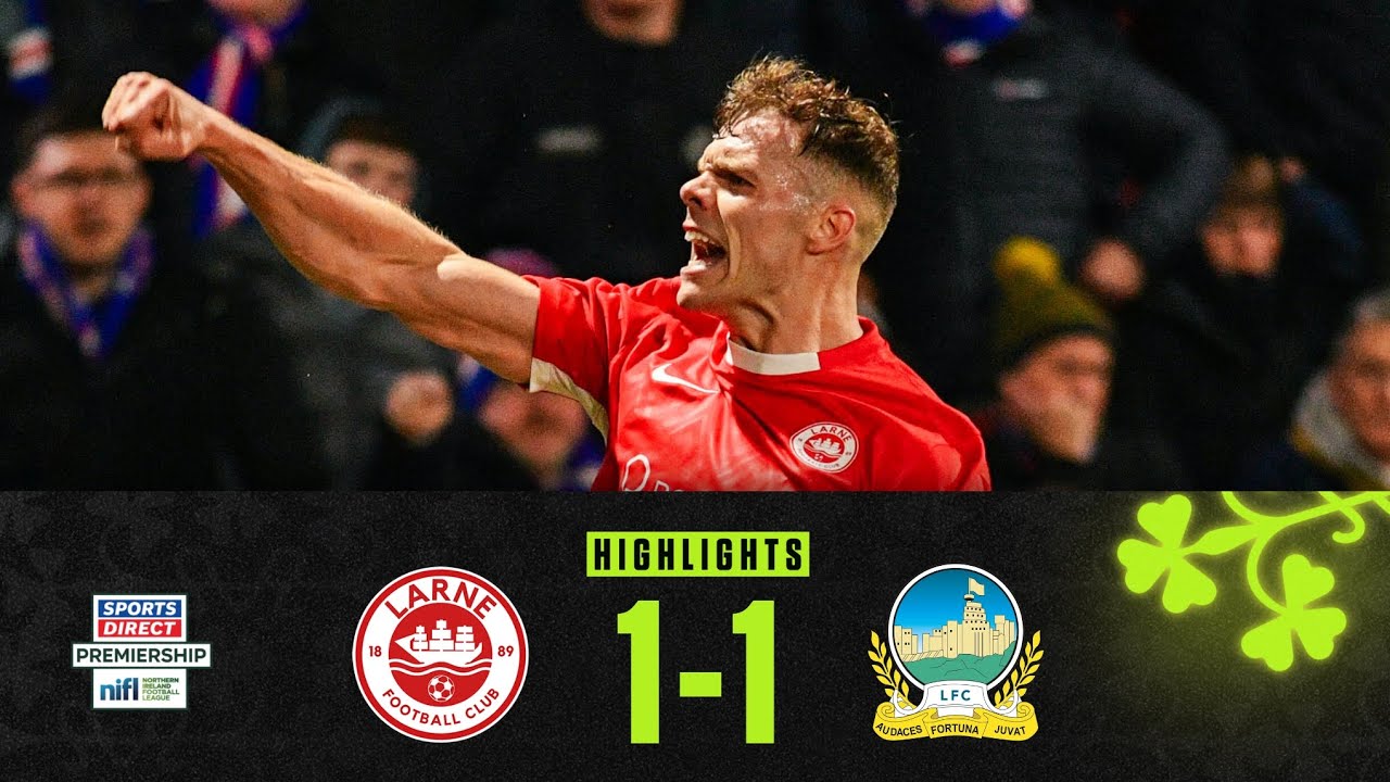 Драма в борьбе за титул! | Ларн 1-1 Линфилд | #sportsdirectprem
