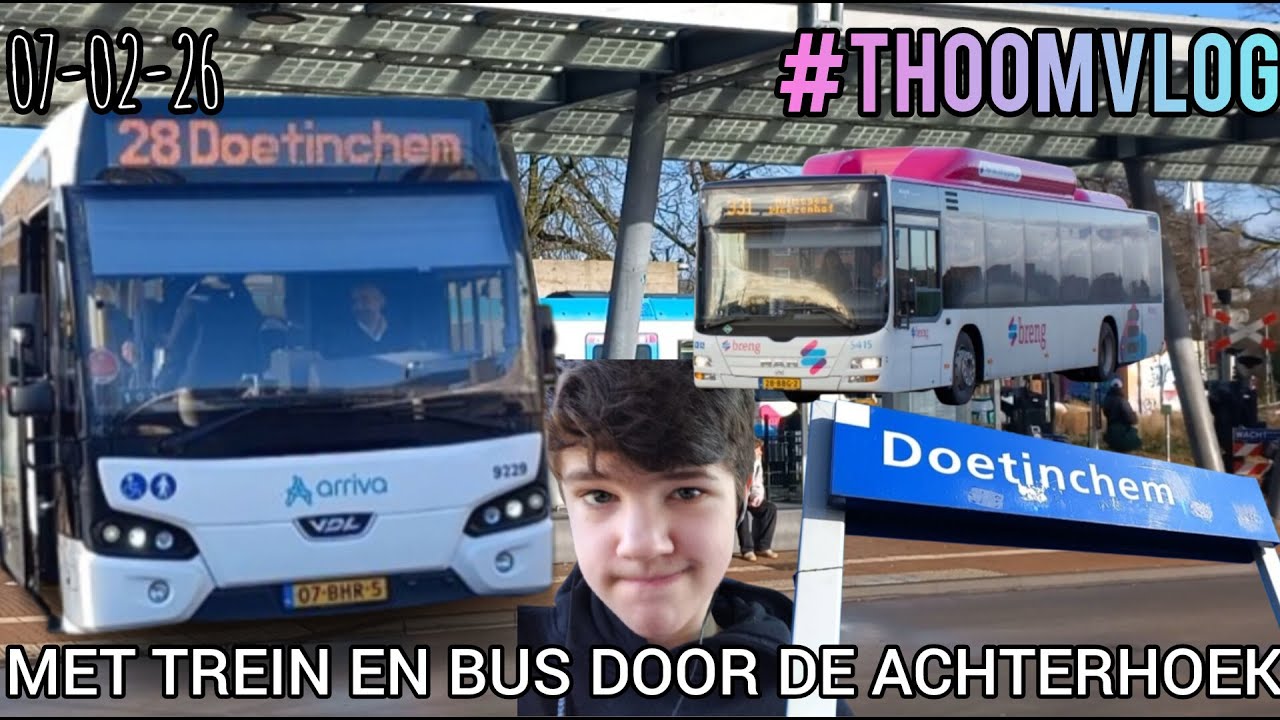 LIJNBUSSEN in de ACHTERHOEK | Zonnig rondje met Breng en Arriva #vlog