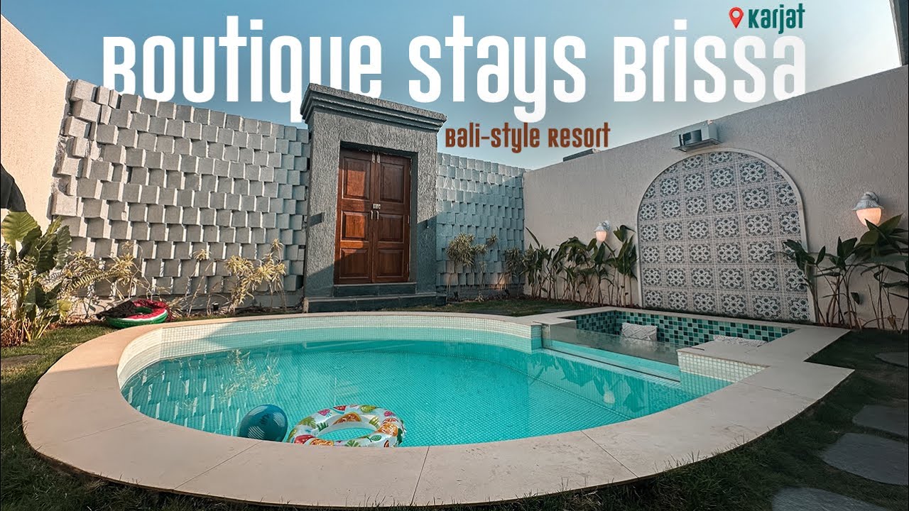Luxurious Bali Style Staycation Near Mumbai | Best Place in Karjat | Mini Villa with Private Pool 😍
