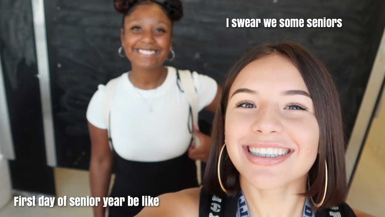 This is how my first day of senior year went ...