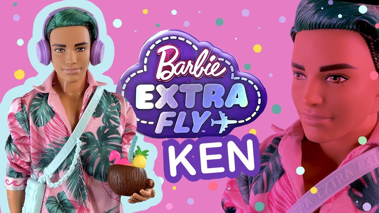 ¡NECESITAMOS MÁS DE ESTO! 🤩 | Muñeco Ken de playa de Barbie Extra Fly ¡Unboxing y revisión! 😎🌴🌊