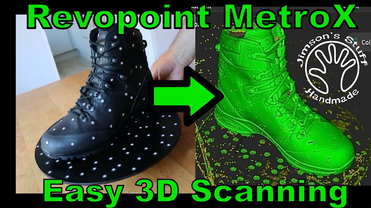 Revopoint MetroX 3D Scanner, perfect for dark and shiny stuff