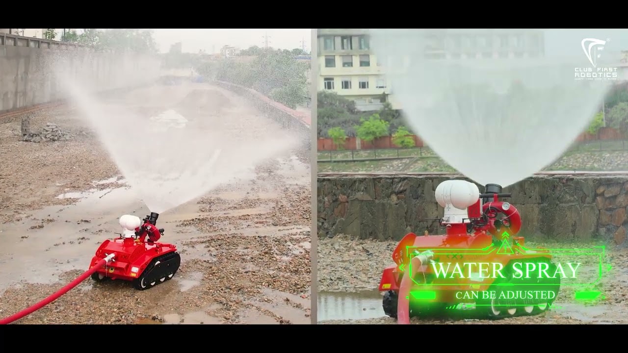 XENA 5.O Fire Fighting Robot, Made In India ,Unmanned Ground Vehicle UGV by Club First Robotics