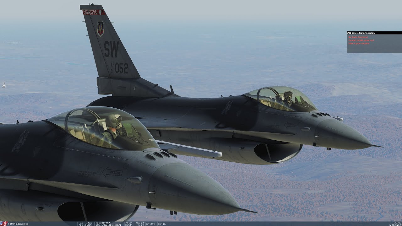 DCS World: Mastering the F16C in Tight Formation