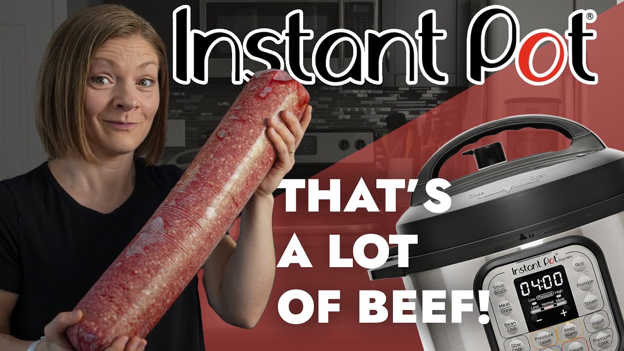 Приготовление говяжьего фарша в мультиварке Instant Pot | Подготовка блюд | Приготовление порций