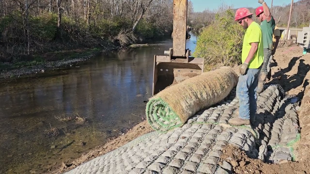 Streambank Armoring at Pump Station
