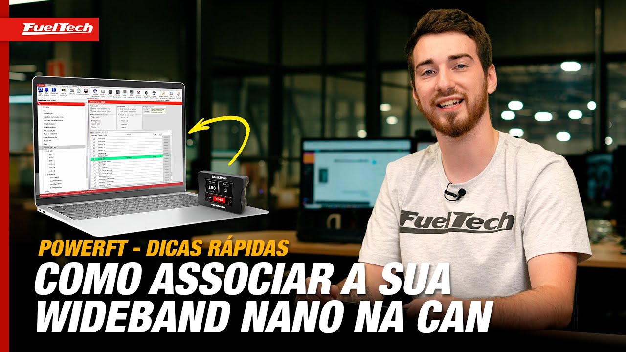 Dicas rápidas linha PowerFT. Como associar a Wideband via CAN na FT