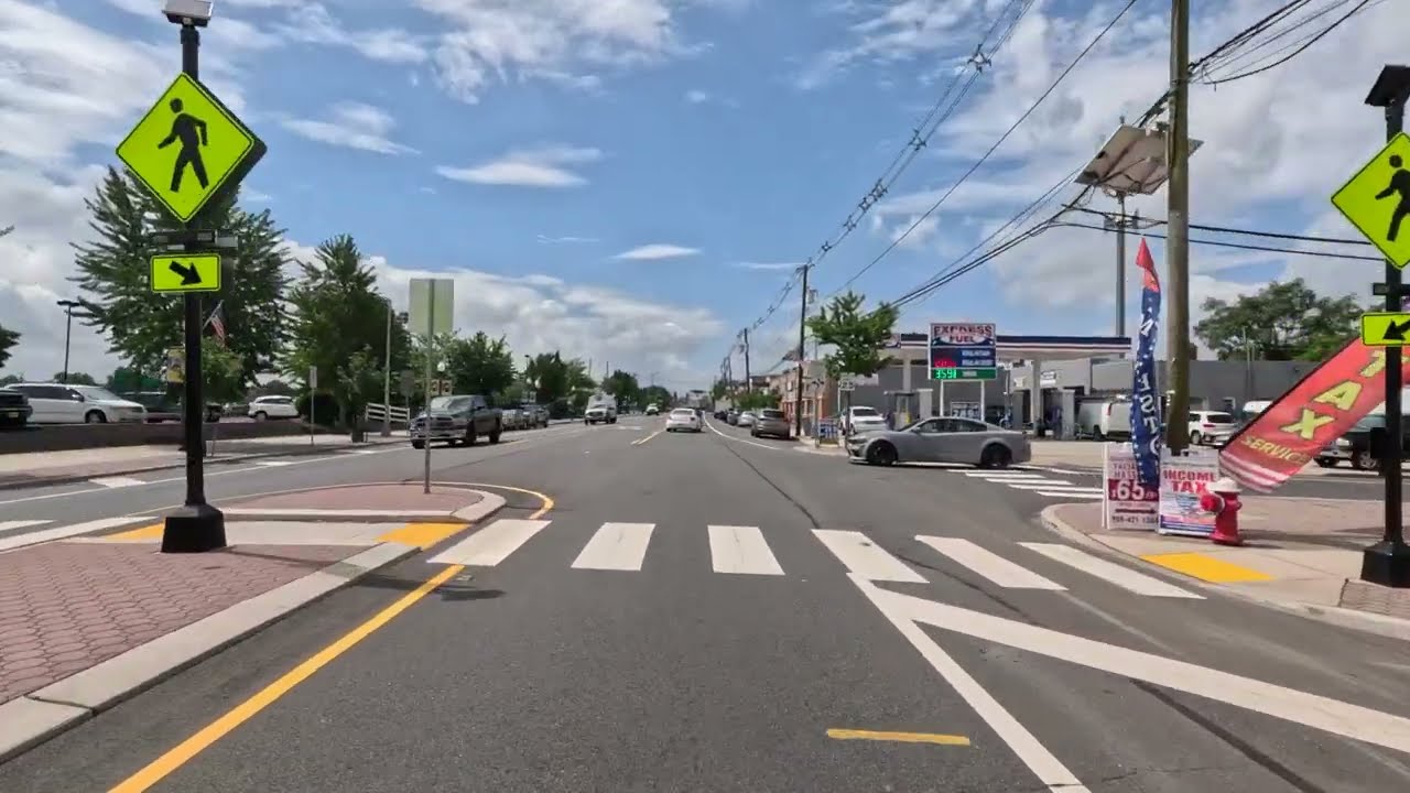 Downtown Manville NJ Driving Tour in 4K Somerset County NJ. NO ADS, No Music, No Talking. July 2025