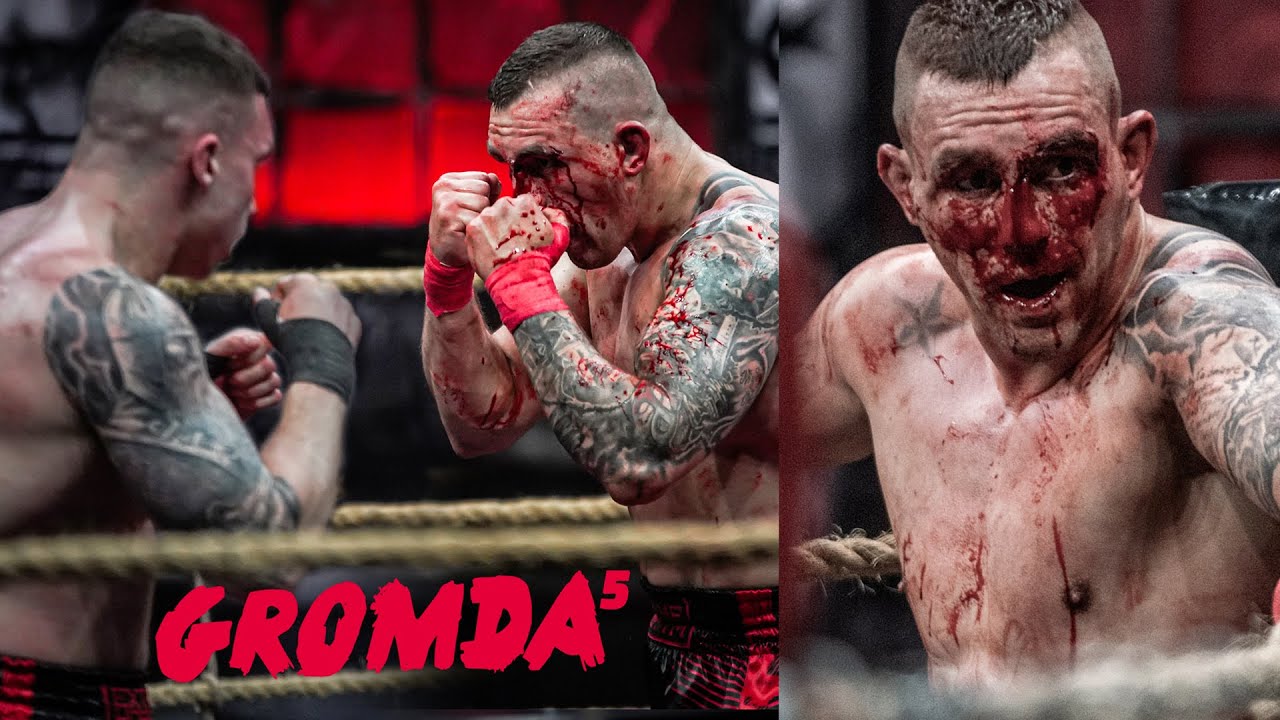 Najkrwawsza i najbardziej brutalna walka na gołe pięści I GROMDA 5: NIEDŹWIEDZ vs G&Oacute;RAL. CAŁA WALKA