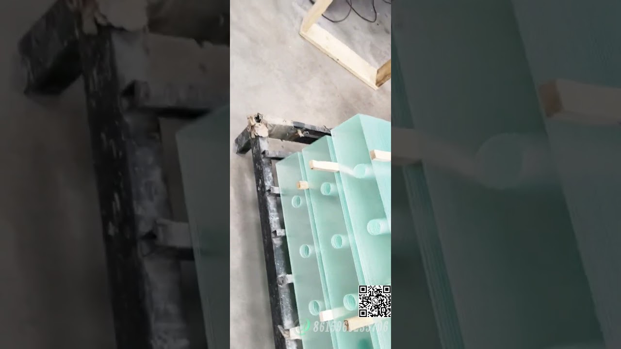 Glass Cutting On-Site Batch Use #glassdrilling #glasslasercutting #glasscutting #glasscuttingmachine