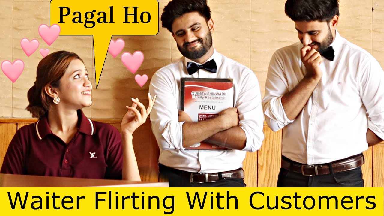Waiter Flirting With Cute Girl | Rude Waiter Prank @ThatWasCrazy