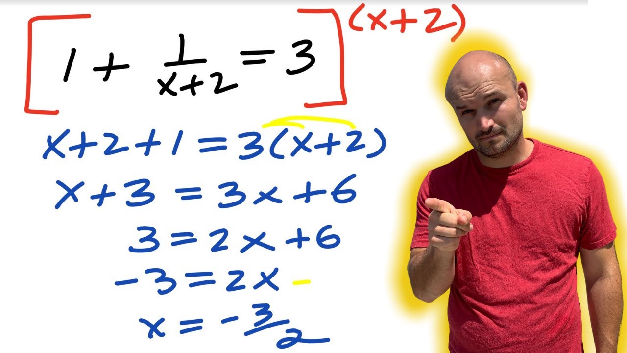 Major mistake when solving rational equations