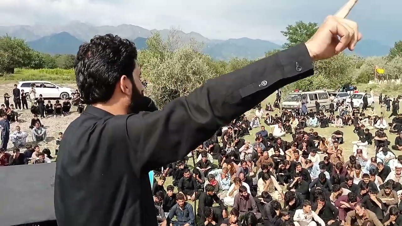 علامہ شاید حسین قاری مرکزی جلوس بمقام کراخیلہ