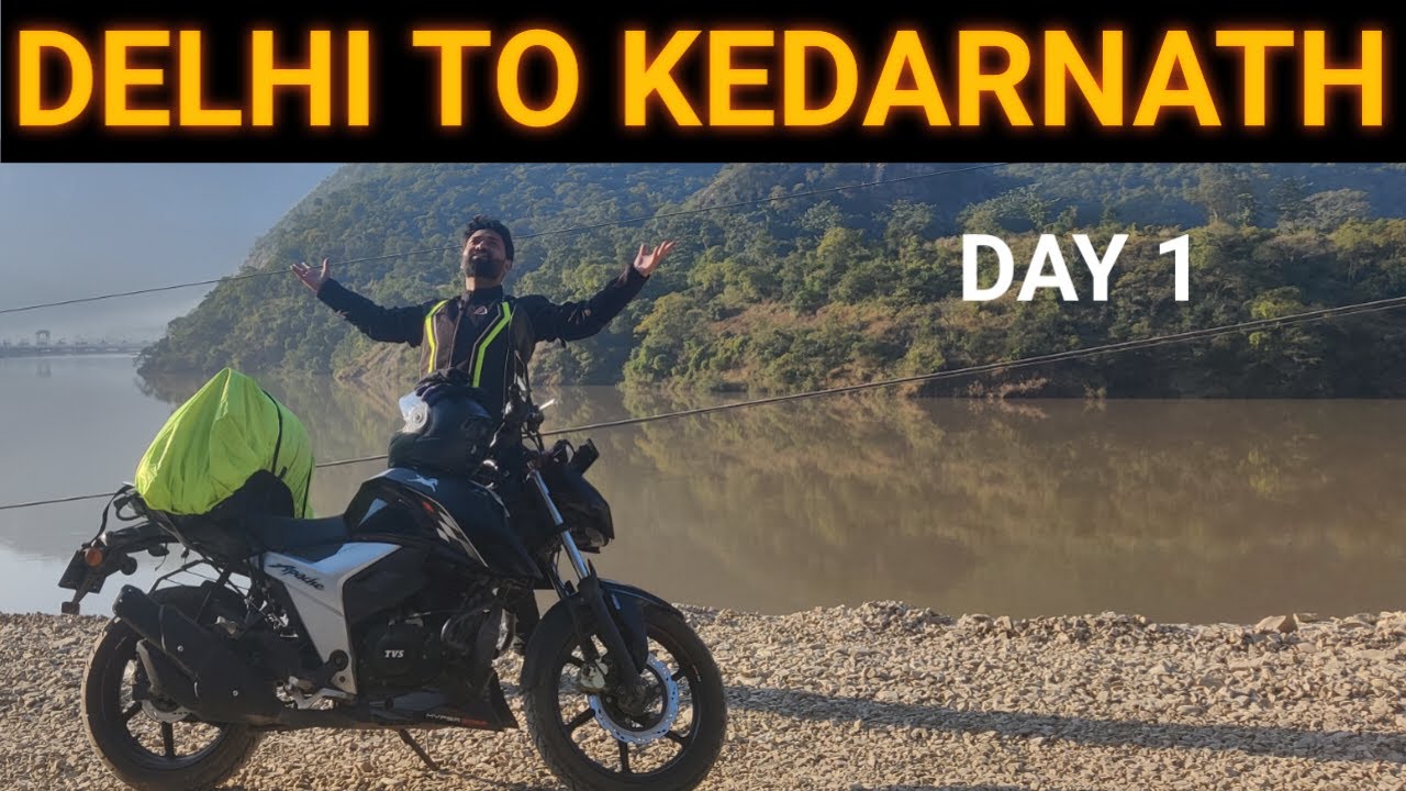 Delhi to Kedarnath -Diwali Special- October 2022 | Solo Bike Trip | TVS Apache 160-4V | Day 1