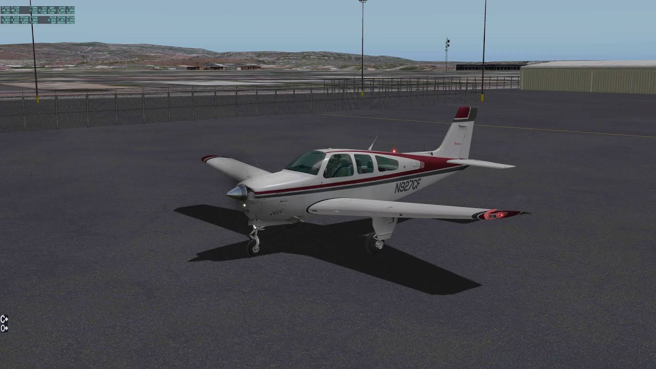 IFR Flight in the Beech Bonanza F33A: KSNA to KBUR - on PilotEdge ATC