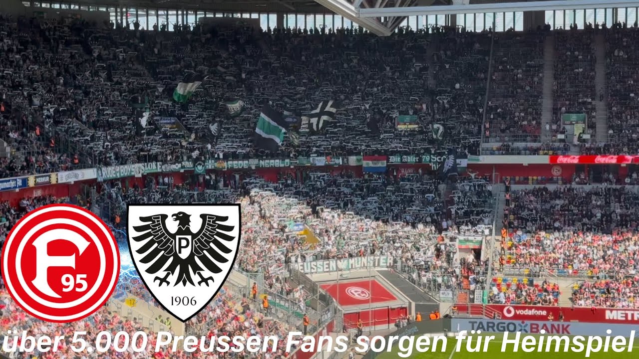 Fortuna Düsseldorf - SC Preußen Münster | Heimspielatmosphäre für Münster & knapper Fortuna Sieg