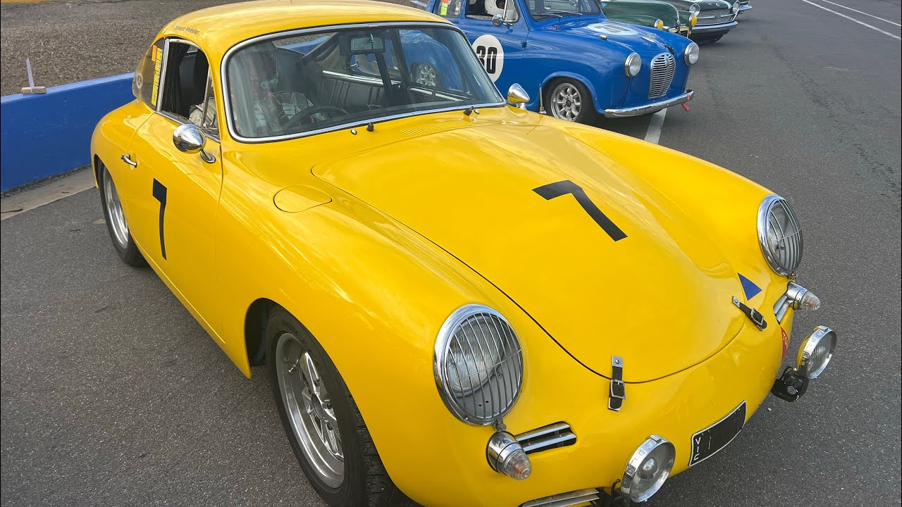 Stewart Webster Porsche 356 - Regularity at Historic Winton 2025
