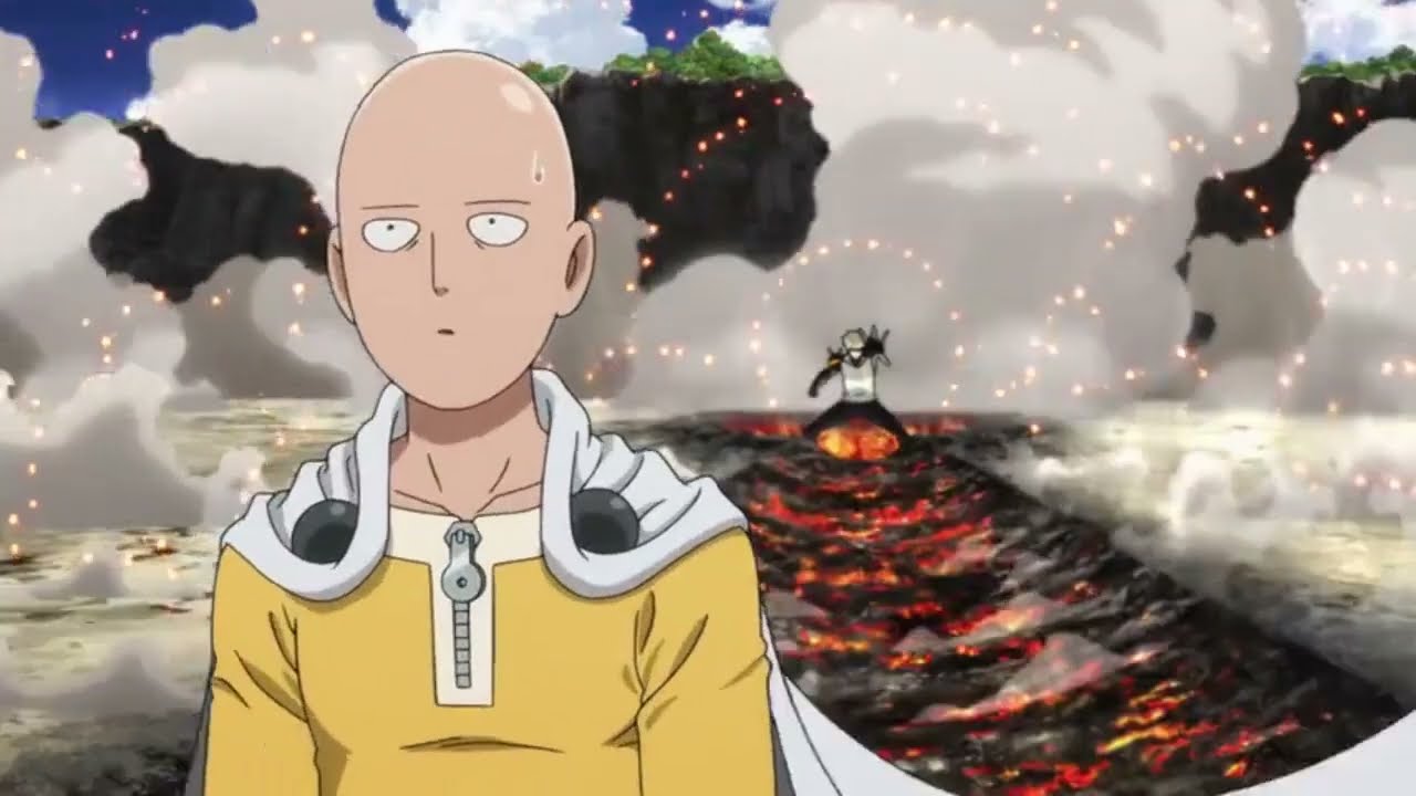 Saitama vs Genos, Saitama Death punch, One Punch man[ENG DUB],ワンパンマン