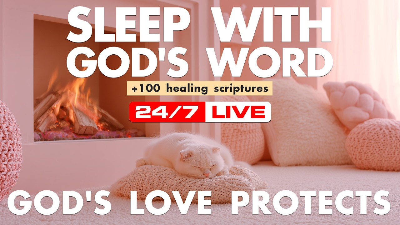 Scripture meditation. Peaceful scriptures gently. Sleep with the psalms bring peaceful rest.