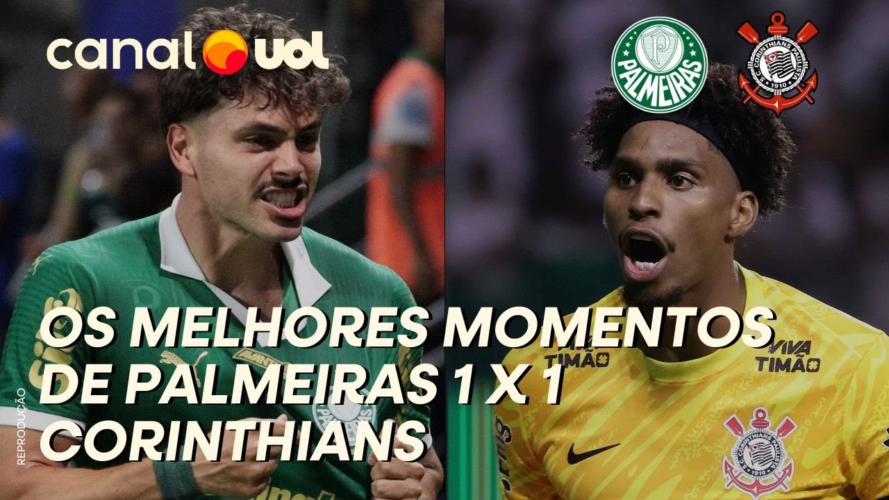 HUGO SOUZA PEGA PÊNALTI NO FINAL E CORINTHIANS ARRANCA EMPATE COM PALMEIRAS, VEJA MELHORES MOMENTOS