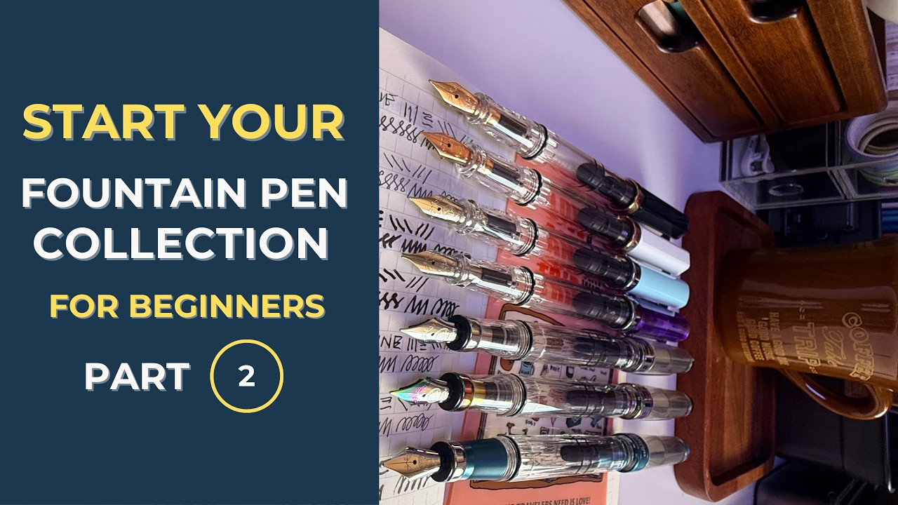 Fountain Pen Beginner's Guide Part 2 | SAILOR, PLATINUM, ESTERBROOK, WANCHER & MONTBLANC