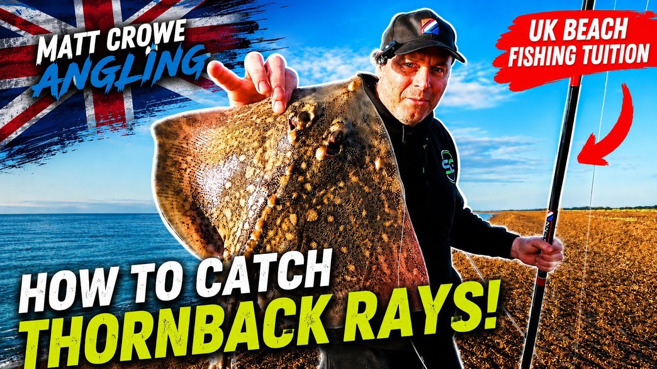 How to Catch Thornback Rays from the Beach | Ultimate Surfcasting Tuition