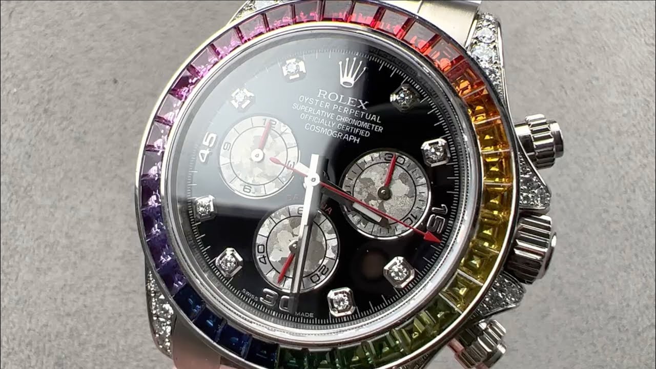 Rolex Rainbow Daytona 116599RBOW Review | Iconic Gem-Set Masterpiece
