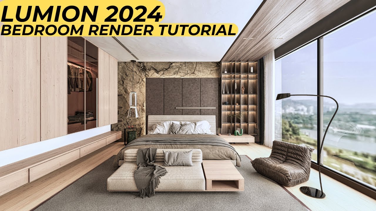 lumion 2024 interior render tutorial😍 l 😍صفر تا صد رندر داخلی لومیون 2024