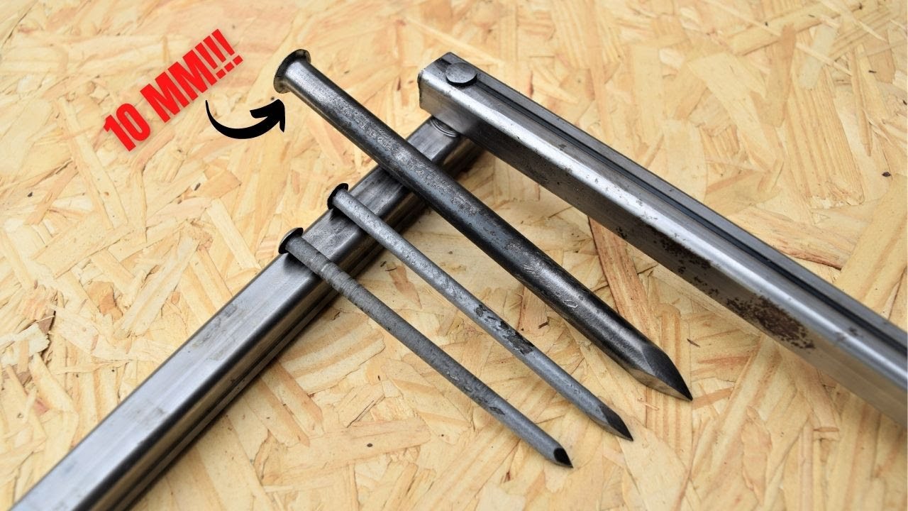 fabricaci&oacute;n de CLAVOS y REMACHES // SECRETOS DE HERRERO