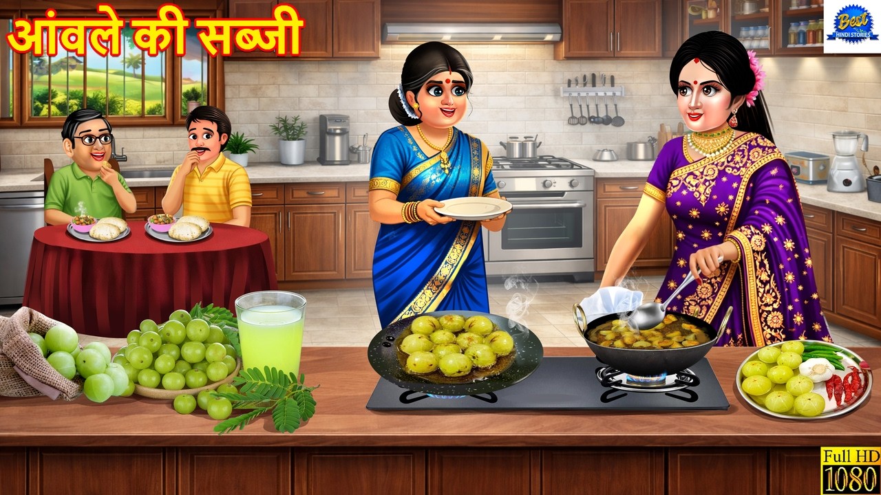आंवले की सब्जी | Aamle Ki Sabji | Hindi Kahani | Moral Stories | Hindi Story | Cartoon Video |Kahani