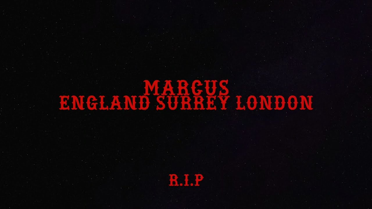 Marcus' last ride