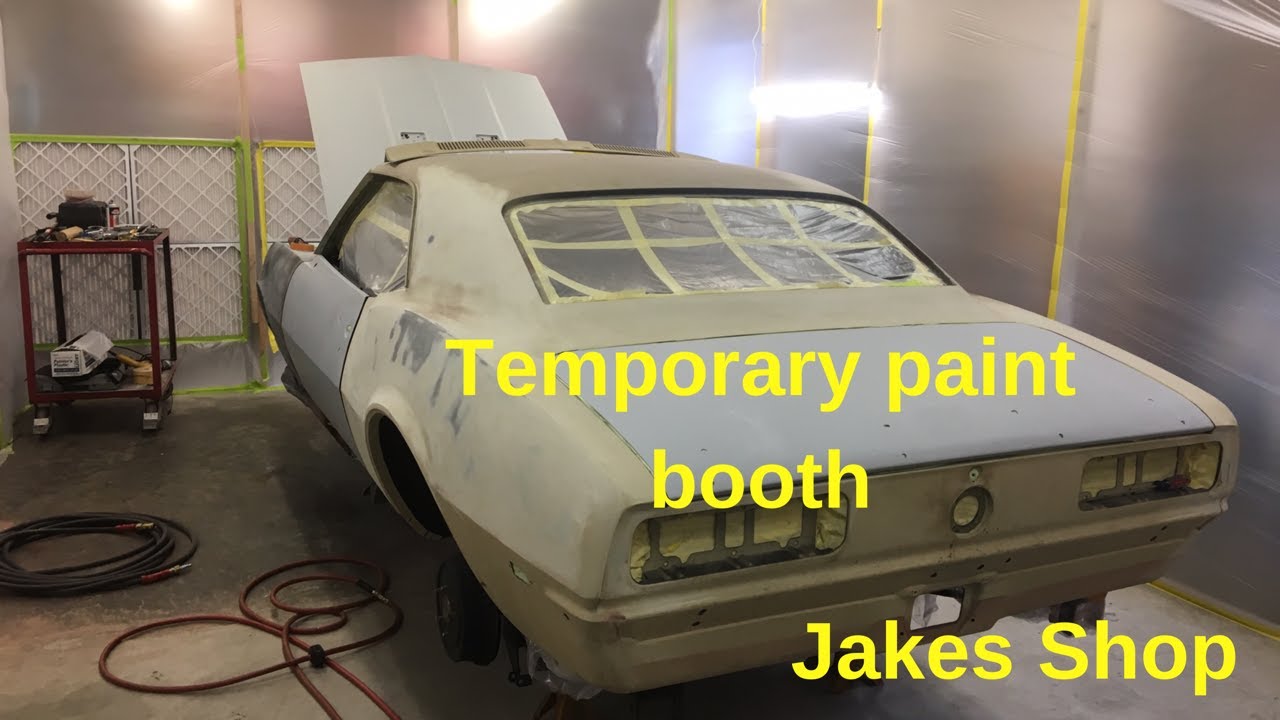 Temporary Paint Booth Jakes Shop