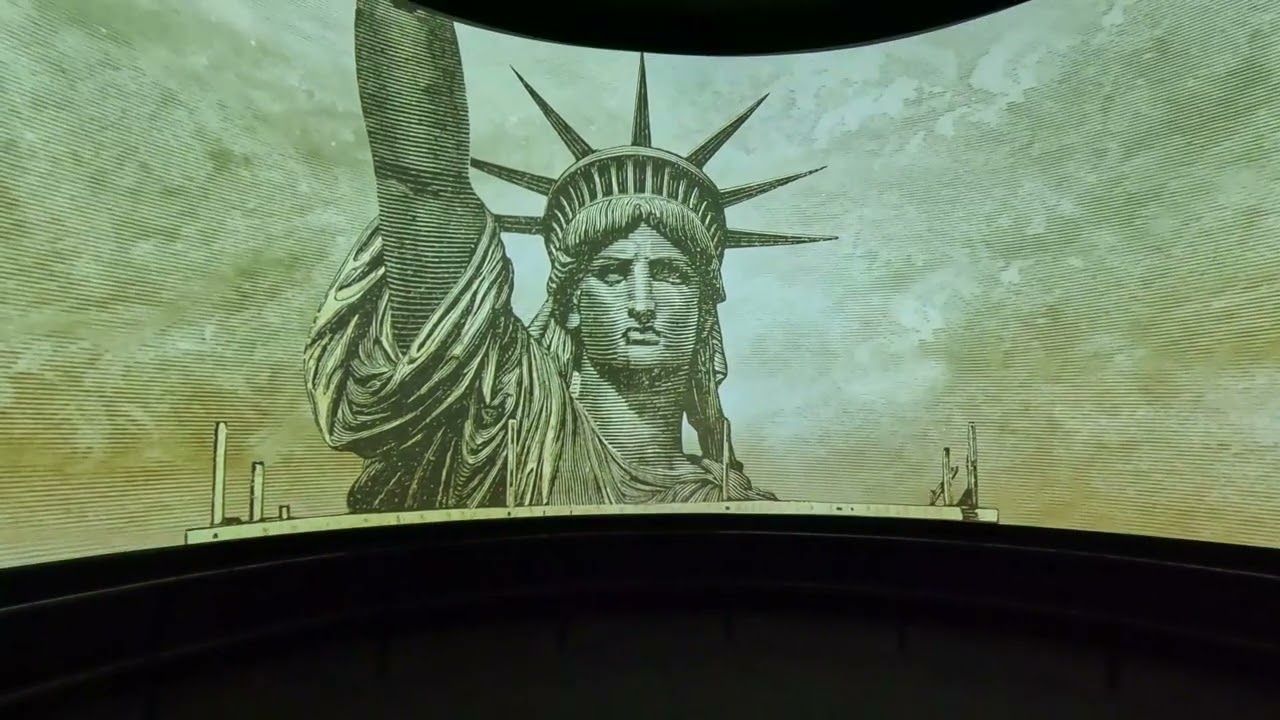 The history of Statue of Liberty in New York City USA