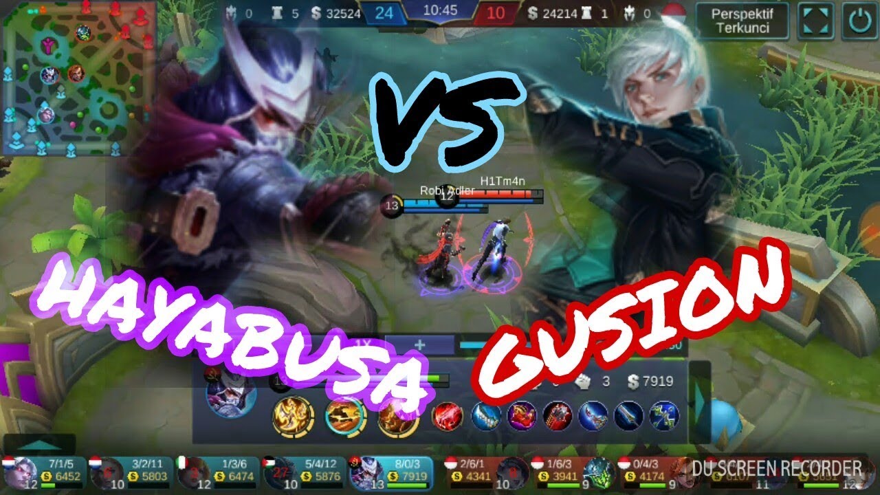 HAYABUSA VS GUSION Dibikin kocar kacir!