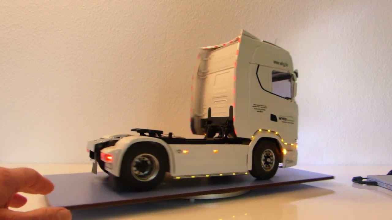 RC Kraftwerk Licht Überblick am RS1 Scania Set